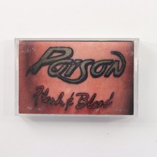 Poison Flesh  Blood Cassette Tape TESTED 1990 Capitol Enigma XDR C4 91813