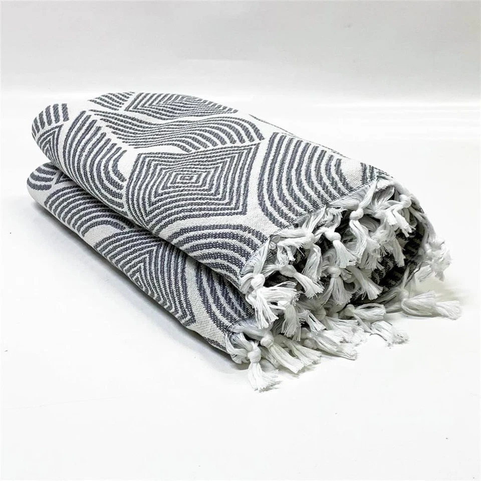 Swave Sofaüberwurf mit Fransen, große Tagesdecke 290 x 190 cm, Mehrzweckdecke, - Bild 4 von 4