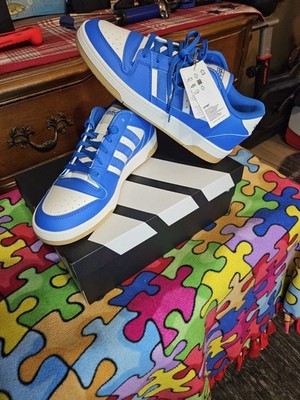 adidas Break Start Men s Leather Sneakers Blue/White Lace-Up US 10 IH7967