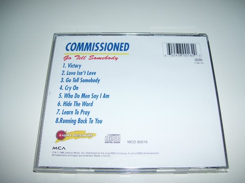 Commissioned - Go Tell Somebody * RARE EU CD 1986 * - Imagen 3 de 3