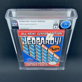 JEOPARDY! JUNIOR EDITION WATA Graded 9.2 A Sealed Nintendo NES Video Game