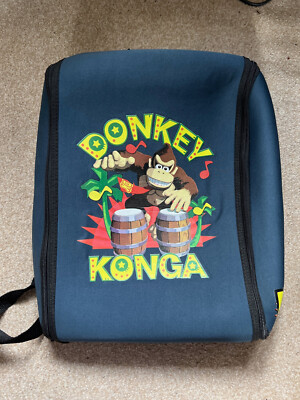 Nintendo Gamecube Donkey Konga Exclusive Rucksack mit Etikett - BRANDNEU - RAR