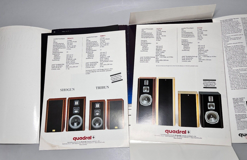 Altavoces Quadral Titan Vulkan Wotan Montan Shogun Korun Amun 1984 + catálogo AD - Imagen 13 de 13