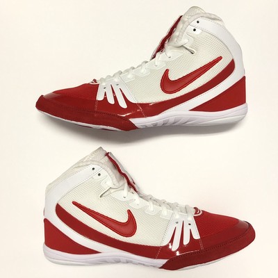 nike freeks red and white