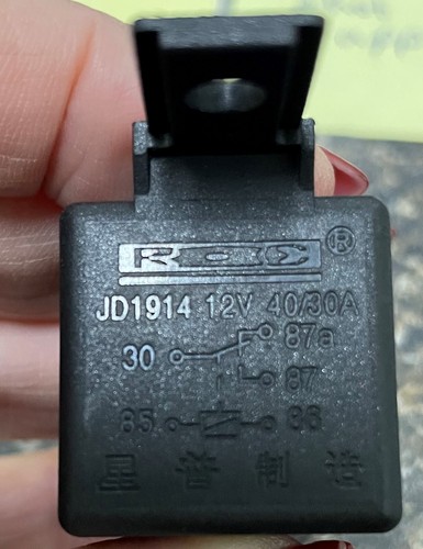Relé JD1914 30A o 40A 12v Generador Soldador Parte 5 Puntas Hoja Fusible NUEVO b - Imagen 3 de 3