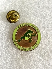 Leaping Ahead with Emblem 319 Pinback Pin (19)