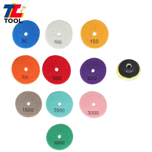 11Pack 3" Diamond Polishing Pads Kit For Granite Marble Stone Polishing - Picture 5 of 16