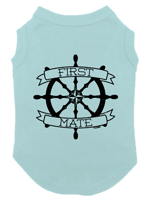 First Mate - Captain Adorable Leader Ship Sea Man Anchor Dog Shirt