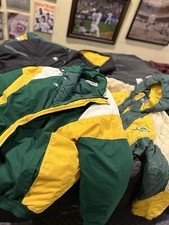 (3) Green Bay Packers VINTAGE JACKETS -2- Starter -1- Reebok All X-large