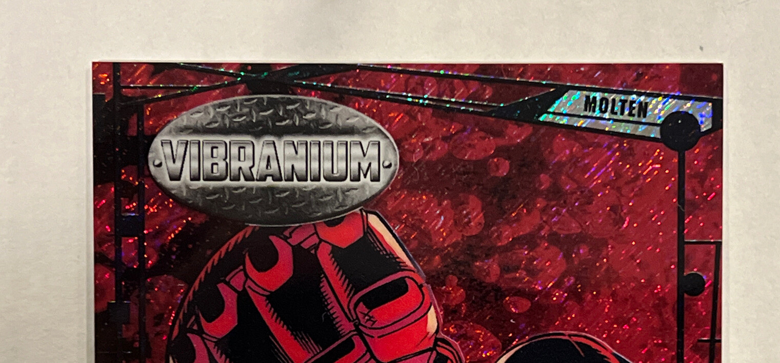 2015 Marvel Vibranium Molten #30 IRON MAN Variant 111/299 Sparkle Raw Frame🔥🔥