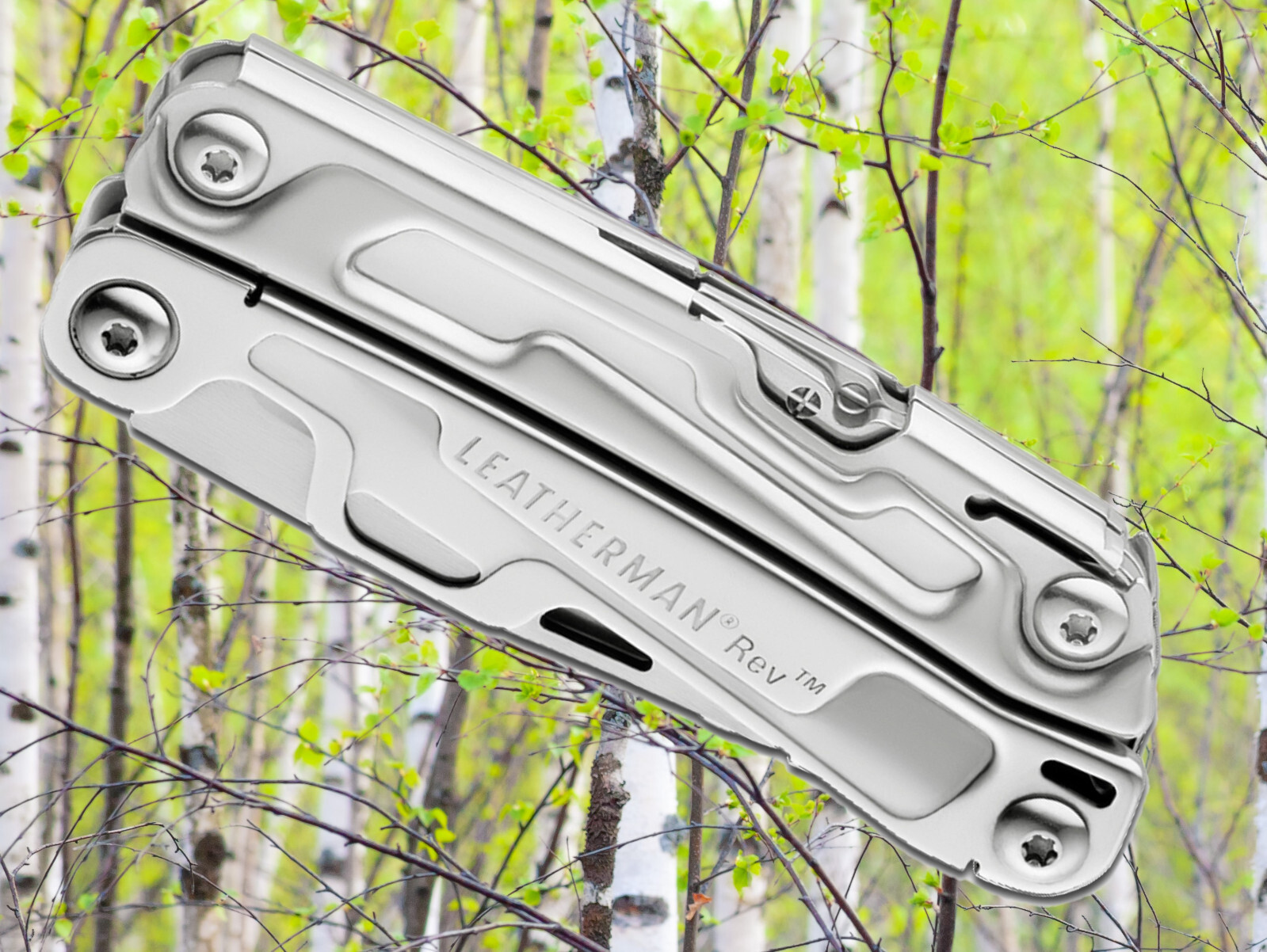 NEU Leatherman Multitool Rev Tool silber für Camping Outdoor Survival Bushcraft