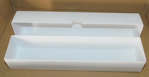 10 x LARGE WHITE REPLACEMENT BOXES, LOCOS COACHES  HO/OO GAUGE - Afbeelding 1 van 2