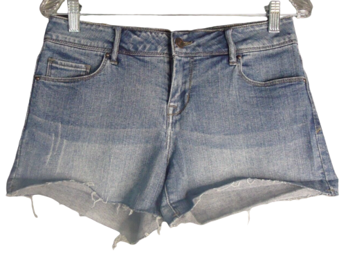 Delia's Taylor Cut Off Short Shorts-2.5" Inseam-Low Rise Denim Juniors Size 9/10 - Picture 1 of 8