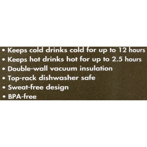 Vacuum Insulated Stainless Steel Tumbler Travel Mug Double-Wall Hot Cold Drinks - Picture 8 of 11