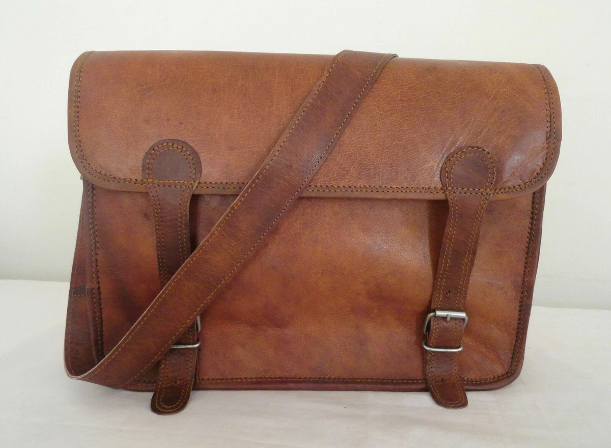 Vintage hotsell leather satchel