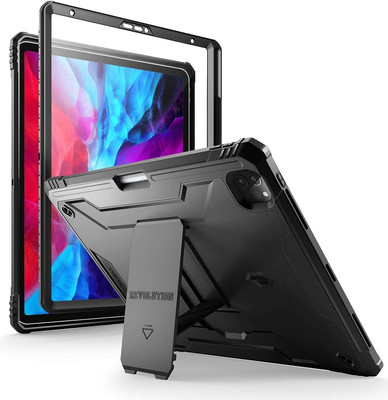 12.9 iPad Pro 4th Gen Case With Screen Protector Full Body Flip Folio Cover