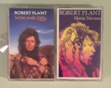 robert plant MANIC NIRVANA / NOW AND ZEN CASSETTE TAPE LOT