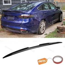 For Ford Fusion Mondeo 2013-2020 Rear Trunk Spoiler Lip Roof Tail Wing Carbon