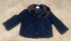 Vtg Boiled Wool Fur Collar Retro Mcm Jacket S Small Black by A Winter Product