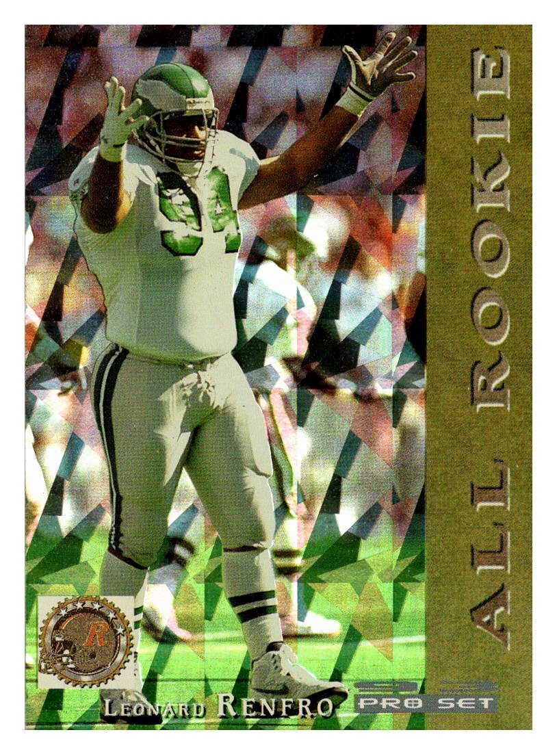 1993 Pro Set #19 Leonard Renfro All-Rookies Free Ship