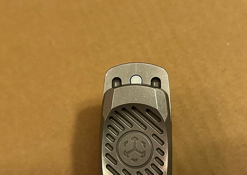 Stainless Steel Stonewash Finish Haptic Fidget Clicker Slider - Rare EDC - Picture 5 of 9
