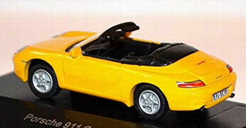 Porsche 911 Cabrio Tipo:996 Roadster 1997-2006 Amarillo 1:87 Schuco 25319 - Imagen 4 de 4