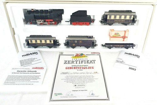 Marklin HO AC Deutsche Reichsbahn BR-24 Steam Locomotive & "RHEINGOLD" Wagon Set - Picture 3 of 12