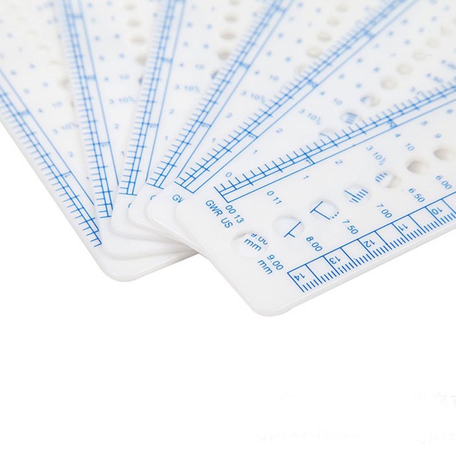 Us Uk Canada Size Plastic 1pcs Inch Cm Ruler Knitting Needle Gauge 2 10mm Us Uk Canada Size Plastic 1pcs Inch Cm Ruler Knitting Needle Gauge 2 10mm