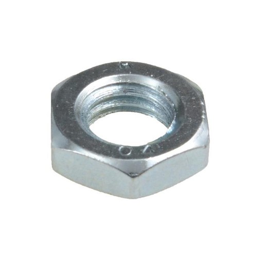 Qty 1 Hex Thin Lock Nut M16 x 2.00p Metric Coarse Zinc Class 8 High Tensile - Picture 1 of 3