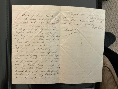 Union Soldier Ltr; Horace H Tooley 123rd NYVI KIA Dallas Ga. Post Gettysburg - Picture 2 of 2