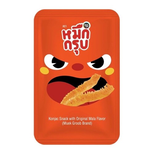 3 Pack. Konjac Snack with Original Mala Flavor 50g (6 Mini Sachets), Party Snack - Picture 3 of 6