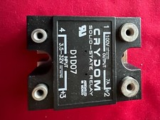 CRYDOM D1D07 Black Solid State Relays 3.5-32V Input 100V 7A Output