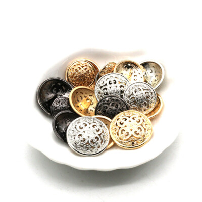 Blazer Fashion Resin Sewing Button Round Shaped Button Set for Men Women Sweaters 10PCS Clothes Buttons Shirt Black, 15mm Uniform Coat and Jacket