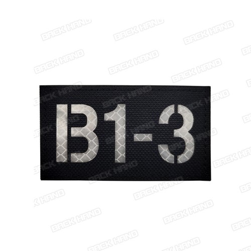 IR Reflective Team Personalize Call Sign Military Patch Emblem Fastener Badge - Imagen 26 de 32