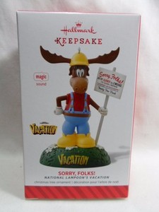 HALLMARK 2014 SOUND ORNAMENT~NATIONAL LAMPOON/'S VACATION~SORRY FOLKS!