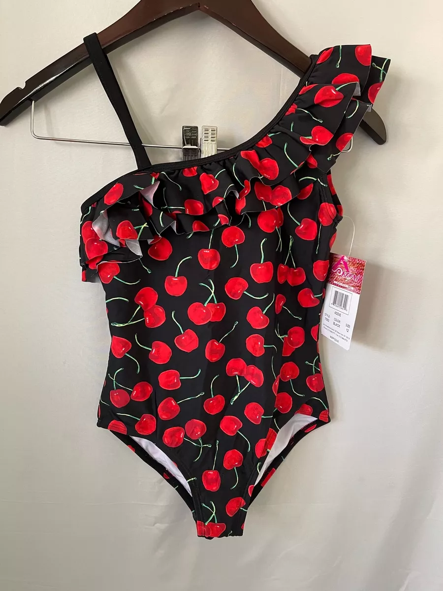 One piece swimsuit clearance with ruffle top