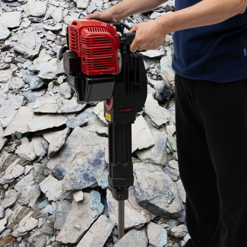52CC Gas Powered Excavator Garden Tree Digger Shovel Rock Drill Machine 2 Stroke