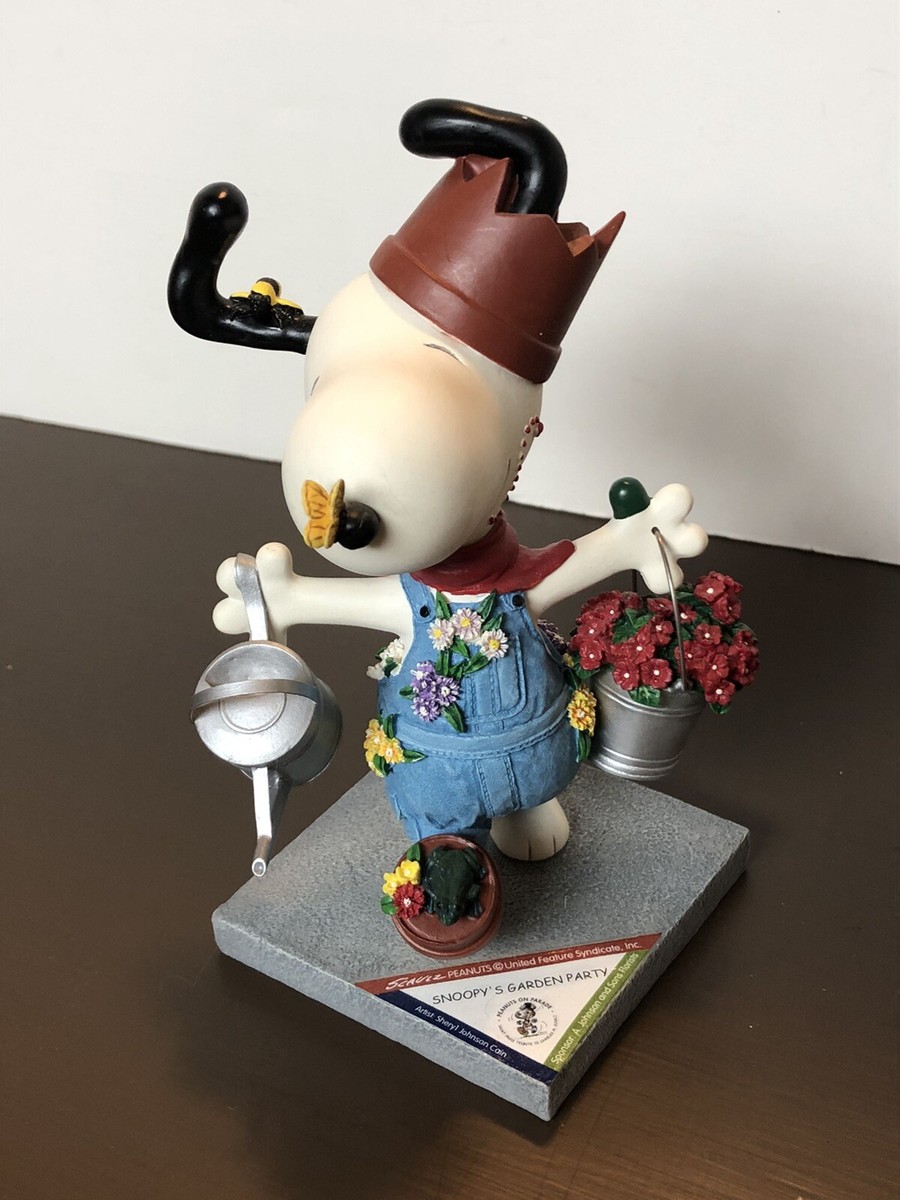 Westland Peanuts Snoopy's Garden Party Figurine # 8398 - No Box | eBay
