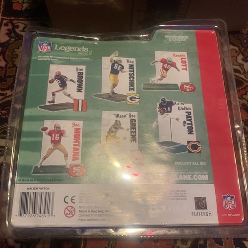 McFarlane Legends NFL Series 2 Walter Payton Chicago Bears Action Figure 2006 - Picture 7 of 11