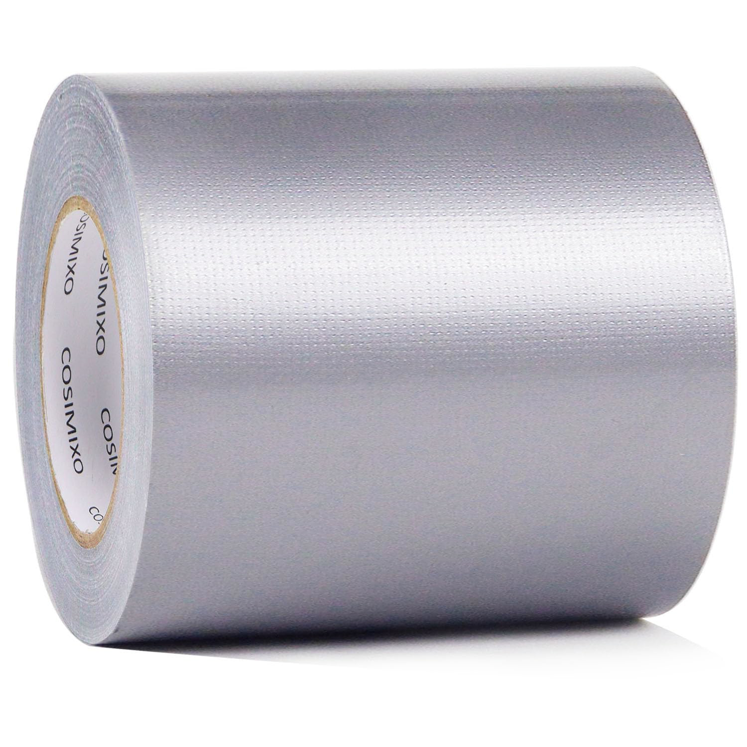 COSIMIXO 1-Pack Silver Heavy Duty Wide Duct Tape, 4 inches x 55 Yards, Strong, -