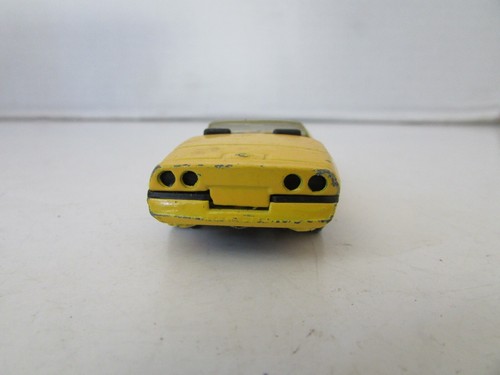  MATCHBOX DIECAST CAR 1987 CORVETTE  YELLOW MADE IN  MACAU  H2 - Bild 4 von 6