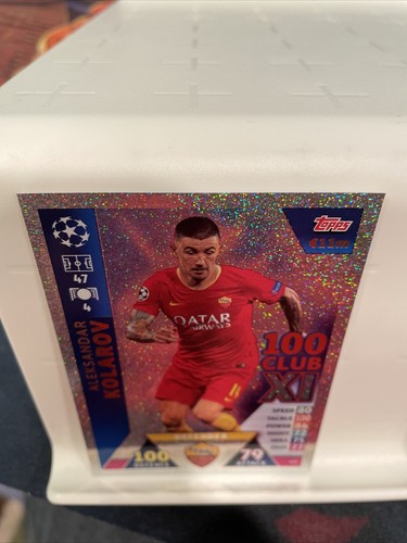 Aleksandar Kolarov 100 Club Foil 431 Match Attax 2018 2019 AS Roma NM Topps - Picture 4 of 5