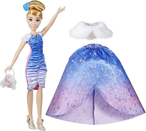 Hasbro Disney Principessa Cenerentola 10 Combinazioni Abiti Bambola Idea Regalo - Foto 6 di 8