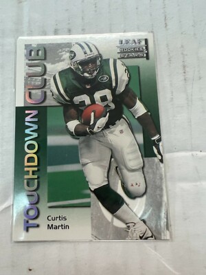 Curtis Martin 1998 Rookie & Stars Touchdown Club Insert #11 Of 20 #4055/5000