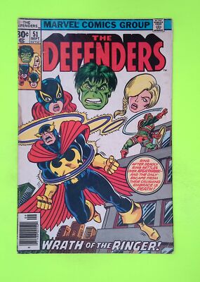 Defenders #51 Vol. 1 1977 Marvel Comics 1st App Newsstand Low Grade L53-188