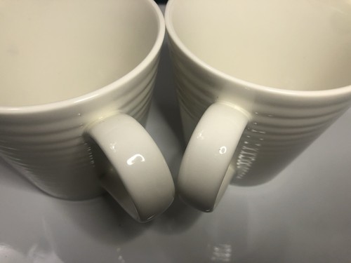Set Of 2 Royal Doulton Gordon Ramsey Maze White Mug Coffee 12 oz - Picture 5 of 5