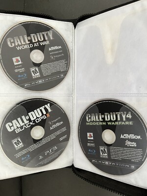 Call Of Duty Lot Of 3 Games PlayStation 3 PS3 Disc Only COD 4, Black Ops 2 Etc.