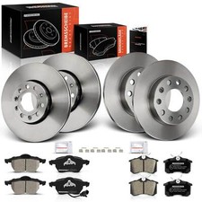 Brake Discs & Brake Pads Front Rear for Audi A4 B6 B7 Seat Exeo 3R2 3R5