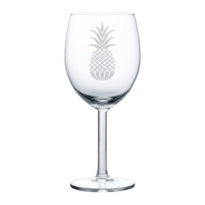 Pineapple Stemmed 10oz / 20oz / Stemless Wine Glass