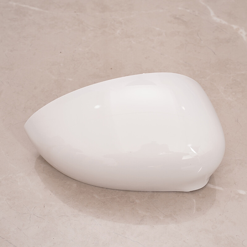 For Fiat 500 2007-2023 Side Door Wing Mirror Cover Caps Replace White Right Side